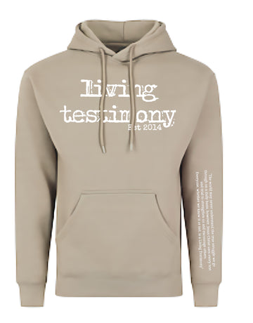 (Ultra Heavy) Living Testimony Hoodie w/ Definition